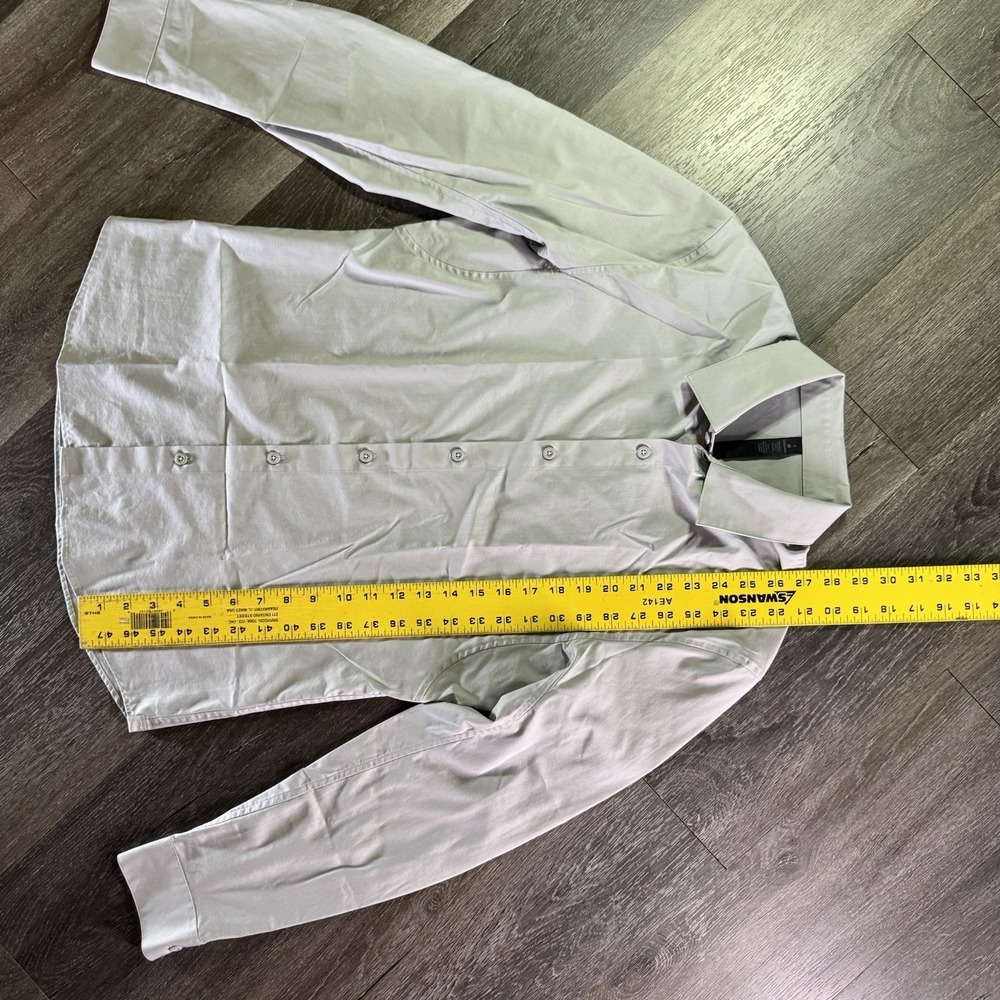 Lululemon Shirt Mens Size Small Gray Performance Long Sleeve Button Up - Picture 5 of 5